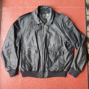 Echtes Leder Vegan Faux Black Leather Jacket Mens XL Moto Biker Lined Motorcycle